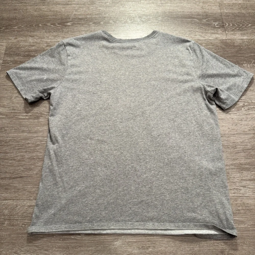 Nike Shirt Mens Large Gray Tee Spellout Short‎ Sleeve Crew Neck Casual Minimal